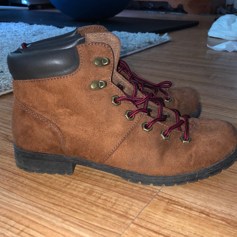 Brown booties! American Eagle brand